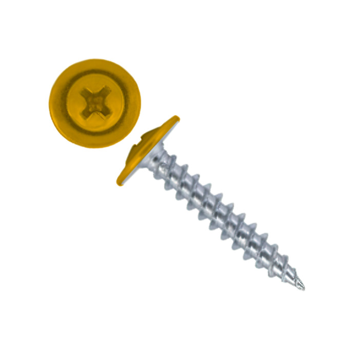 Саморез ПШ 4,2х25 (500шт) шлиц PH2 RAL 1021